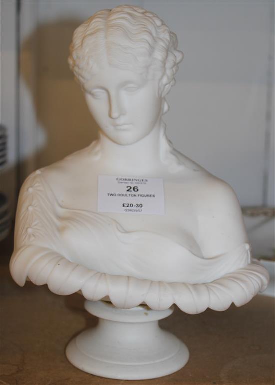 Parianware classical female bust